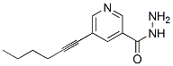 5-Hex-1-ynylpyridine-3-carbohydrazide Structure,306935-32-0Structure