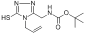 Tert-butyl n-[(4-allyl-5-mercapto-4h-1,2,4-triazol-3-yl)methyl]carbamate Structure,306935-46-6Structure