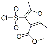 Methyl 4-(chlorosulfonyl)-2,5-dimethyl-3-furoate Structure,306936-34-5Structure