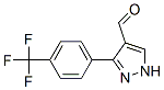 3-[4-(Trifluoromethyl)phenyl]-1H-pyrazole-4-carbaldehyde Structure,306936-65-2Structure