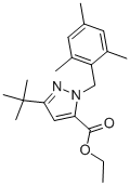 Ethyl 3-(tert-butyl)-1-(mesitylmethyl)-1h-pyrazole-5-carboxylate Structure,306936-99-2Structure