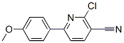 2-Chloro-6-(4-methoxyphenyl)nicotinonitrile Structure,306977-91-3Structure