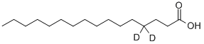 Hexadecanoic-4,4-d2 acid Structure,30719-28-9Structure