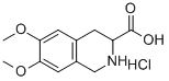 6,7-Dimethoxy-1,2,3,4-tetrahydro-isoquinoline-3-carboxylic acid hydrochloride Structure,30740-95-5Structure