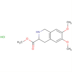 Methyl 6,7-dimethoxy-1,2,3,4-tetrahydroisoquinoline-3-carboxylate hydrochloride Structure,30740-96-6Structure