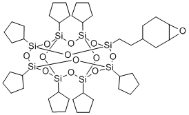 PSS-[2-(3,4-Epoxycyclohexyl)ethyl]-Heptacyclopentyl substituted Structure,307496-16-8Structure