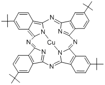 Tetra-t-butylphthalocyaninato)copper Structure,30753-88-9Structure