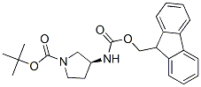 (S)-N-Boc-3-N-Fmoc-aminopyrrolidine Structure,307531-88-0Structure