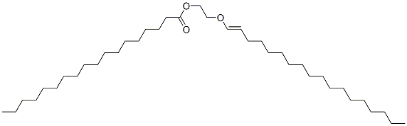 Stearic acid 2-[(e)-1-octadecenyloxy]ethyl ester Structure,30760-06-6Structure