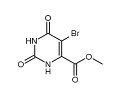 Methyl 5-bromo-2,6-dioxo-1,2,3,6-tetrahydropyrimidine-4-carboxylate Structure,30825-88-8Structure