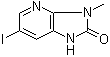 6-Iodo-3-methyl-1h-imidazo[4,5-b]pyridin-2(3h)-one Structure,309742-29-8Structure