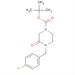 4-(4-Fluoro-benzyl)-3-oxo-piperazine-1-carboxylic acid tert-butyl ester Structure,309915-36-4Structure