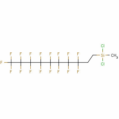 1H,1H,2H,2H-perfluorodecylmethyldichlorosilane Structure,3102-79-2Structure