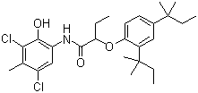 2-[2,4-Bis(tert-pentyl)phenoxy]-N-(3,5-dichloro-2-hydroxy-p-tolyl)butyramide Structure,31037-84-0Structure