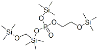 Phosphoric acid 2-trimethylsilyloxy-1-[(trimethylsilyloxy)methyl ]ethylbis(trimethylsilyl) ester Structure,31038-12-7Structure