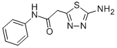 5-Amino-n-phenyl-1,3,4-thiadiazole-2-acetamide Structure,310420-47-4Structure