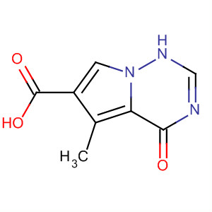 1,4-Dihydro-5-methyl-4-oxo-pyrrolo[2,1-f][1,2,4]triazine-6-carboxylic acid Structure,310435-15-5Structure