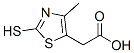 2-Mercapto-4-methyl-1,3-thiazol-5-yl-acetic acid Structure,31090-12-7Structure