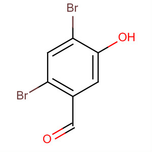 2,4-Dibromo-5-hydroxybenzaldehyde Structure,3111-51-1Structure