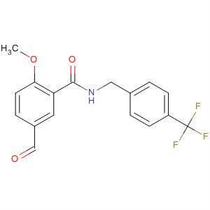 5-Formyl-2-methoxy-n-[[4-(trifluoromethyl)phenyl]methyl]-benzamide Structure,311770-62-4Structure