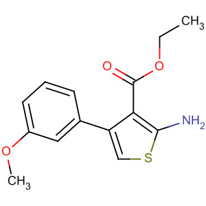 Ethyl 2-amino-4-(3-methoxyphenyl)thiophene-3-carboxylate Structure,312289-23-9Structure