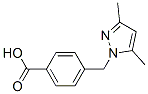 4-[(3,5-Dimethyl-1H-pyrazol-1-yl)methyl]benzoic acid Structure,312531-87-6Structure