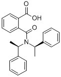 N,n-bis[(r)-(+)-1-phenylethyl]phthalamic acid Structure,312619-40-2Structure