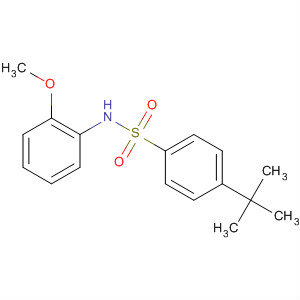 4-Tert-butyl-n-(2-methoxy-phenyl)-benzenesulfonamide Structure,312924-34-8Structure