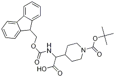 2-(Fmoc-amino)-2-(1-boc-4-piperidyl)acetic acid Structure,313051-96-6Structure