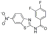 3,4-Difluoro-n-(6-nitro-2-benzothiazolyl)benzamide Structure,313222-96-7Structure