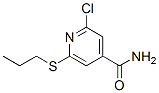 2-Chloro-6-(propylthio)-4-pyridinecarboxamide Structure,313269-84-0Structure