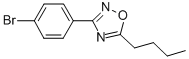 3-(4-Bromophenyl)-5-butyl-1,2,4-oxadiazole Structure,313536-71-9Structure