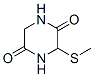 2,5-Piperazinedione,3-(methylthio)- Structure,31366-53-7Structure