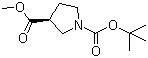 (S)-1-Boc-pyrrolidine-3-carboxylic acid methyl ester Structure,313706-15-9Structure