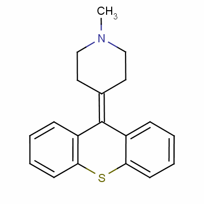 Pimethixene Structure,314-03-4Structure