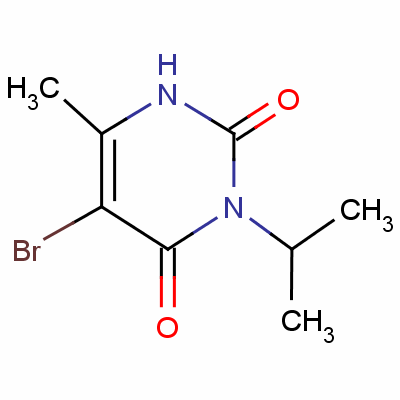 2,4(1H,3h)-pyrimidinedione,5-bromo-6-methyl-3-(1-methylethyl)- Structure,314-42-1Structure