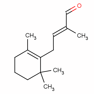 2-Butenal, 2-methyl-4-(2,6,6-trimethyl-1-cyclohexen-1-yl)- Structure,3155-71-3Structure