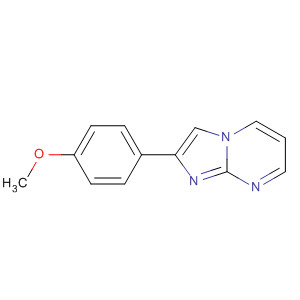 Imidazo[1,2-a]pyrimidine, 2-(4-methoxyphenyl)- Structure,31555-35-8Structure