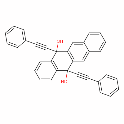 5,12-Dihydro-5,12-bis(phenylethynyl )naphthacene-5,12-diol Structure,31559-43-0Structure