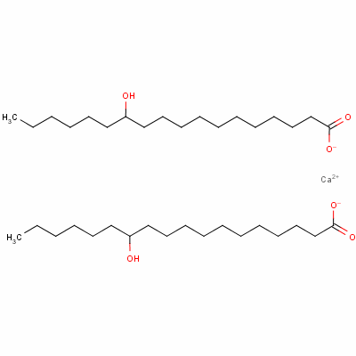 Calcium(2+) 12-Hydroxyoctadecanoate Structure,3159-62-4Structure