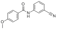 N-(3-cyanophenyl)-4-methoxybenzamide Structure,316150-86-4Structure