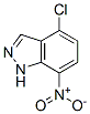 4-Chloro-7-nitro indazole Structure,316810-81-8Structure