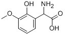 Amino-(2-hydroxy-3-methoxy-phenyl)-aceticacid Structure,318269-97-5Structure