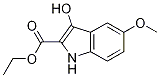 Ethyl 3-hydroxy-5-methoxy-1h-indole-2-carboxylate Structure,318292-61-4Structure