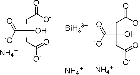 Ammonium bismuth citrate Structure,31886-41-6Structure