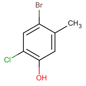 4-Bromo-2-chloro-5-methylphenol Structure,319473-24-0Structure