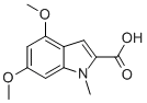 4,6-Dimethoxy-1-methyl-1h-indole-2-carboxylic acid Structure,319906-50-8Structure