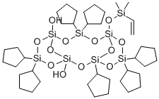 (Dimethylvinylsilyloxy)heptacyclopentyltricycloheptasiloxanediol Structure,319910-53-7Structure