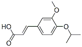 (2E)-3-(4-isopropoxy-3-methoxyphenyl)acrylic acid Structure,32022-22-3Structure