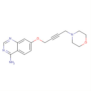 4-Amino-7-(4-morpholinobut-2-yn-1-yloxy)quinazoline Structure,320365-86-4Structure